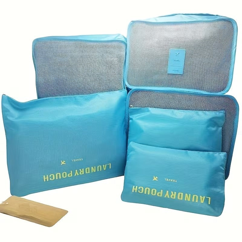 6 Pcs Travel Storage Bag Set β Suitcase Categorized Storage Bags π§³β¨