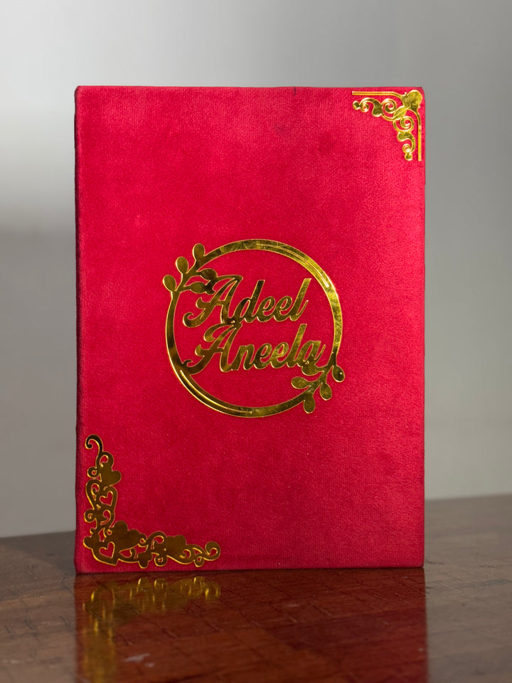 Nikkah Booklet | red