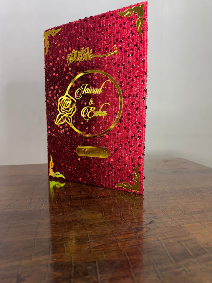 Nikkah Booklet | red