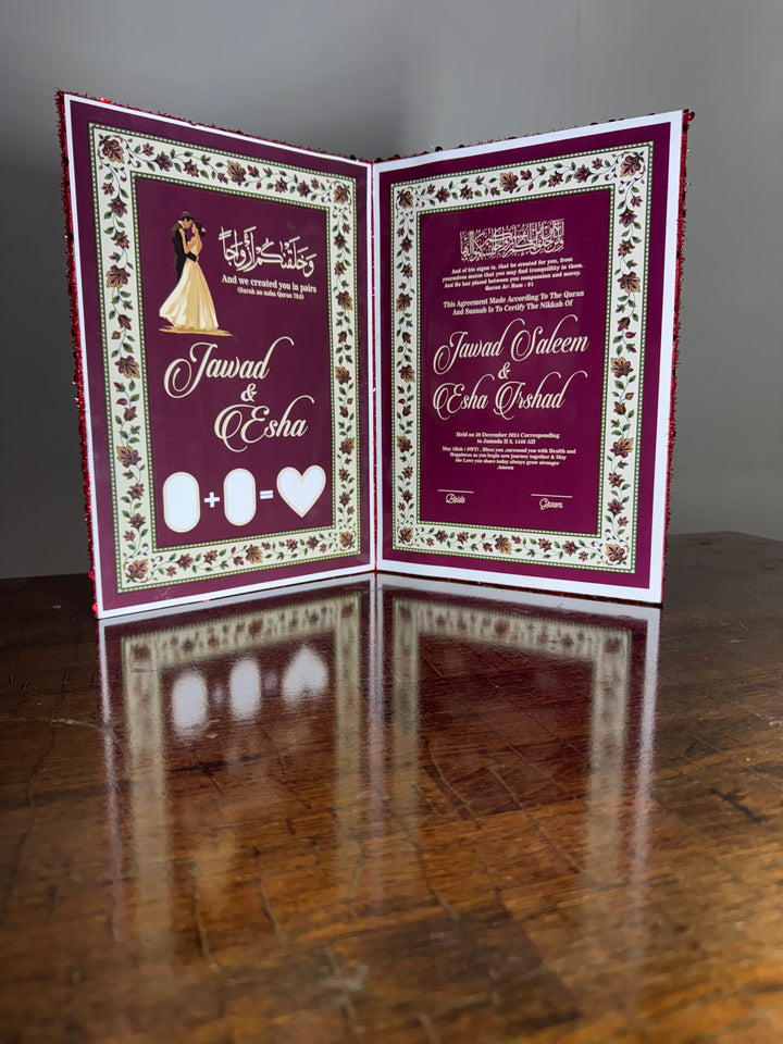 Nikkah Booklet | red