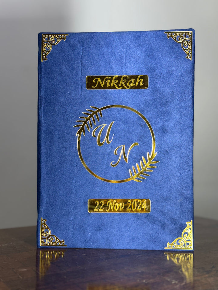 Nikkah Booklet | BlUE