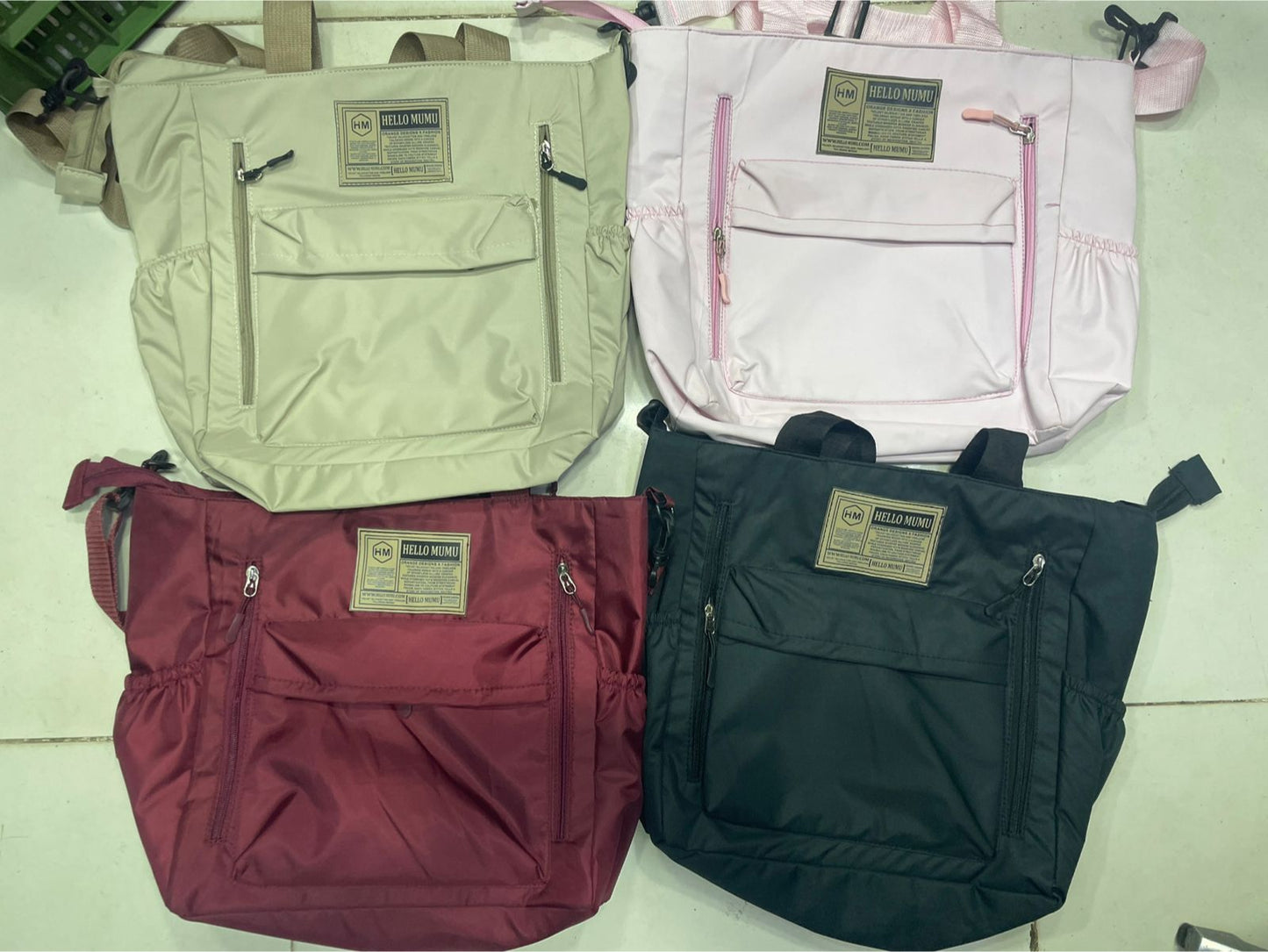 Tote HelloMumu HandBag – Stylish Casual Tote (Mix/Random Colour) | Findsy.pk