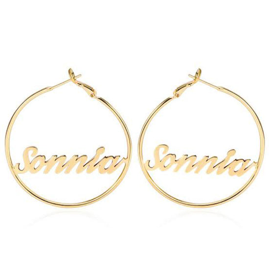 Personalized Customize Name Earrings