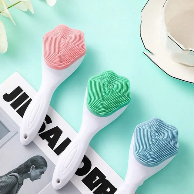 1PC Cat Claw Shape Manual Facial Cleansing Silicone Brush