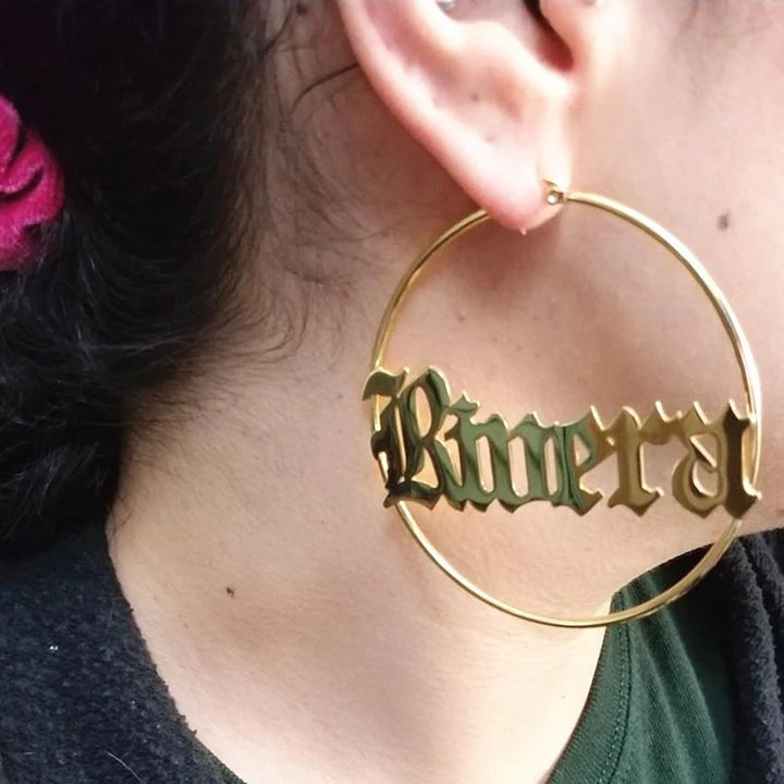 Personalized Customize Name Earrings