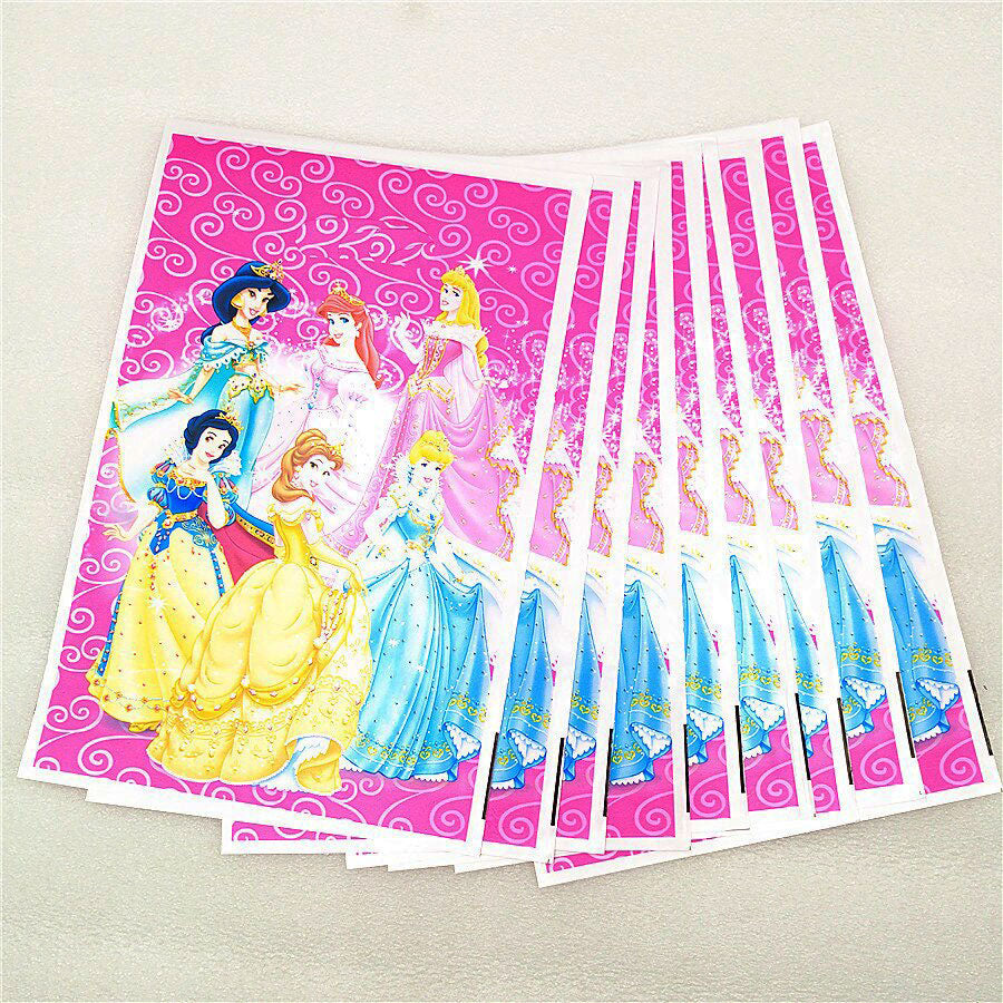 Cartoon Theme Plastic Goodies/Favor Bags - 10 Pcs