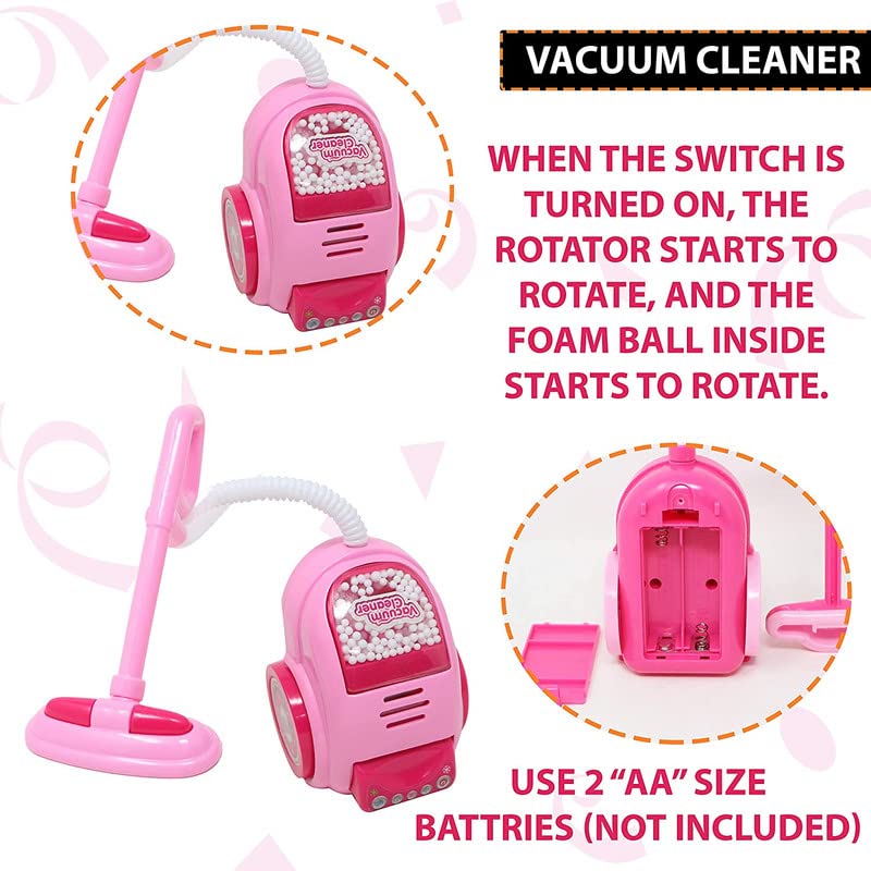 Household Set for Kids Girls Modern Kitchen Play Set