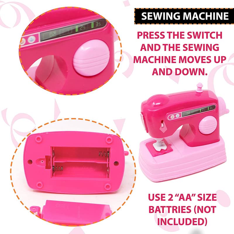 Household Set for Kids Girls Modern Kitchen Play Set
