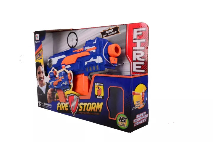 Fire Storm-16 Soft Dart Blaster Nerf Clip Shooter