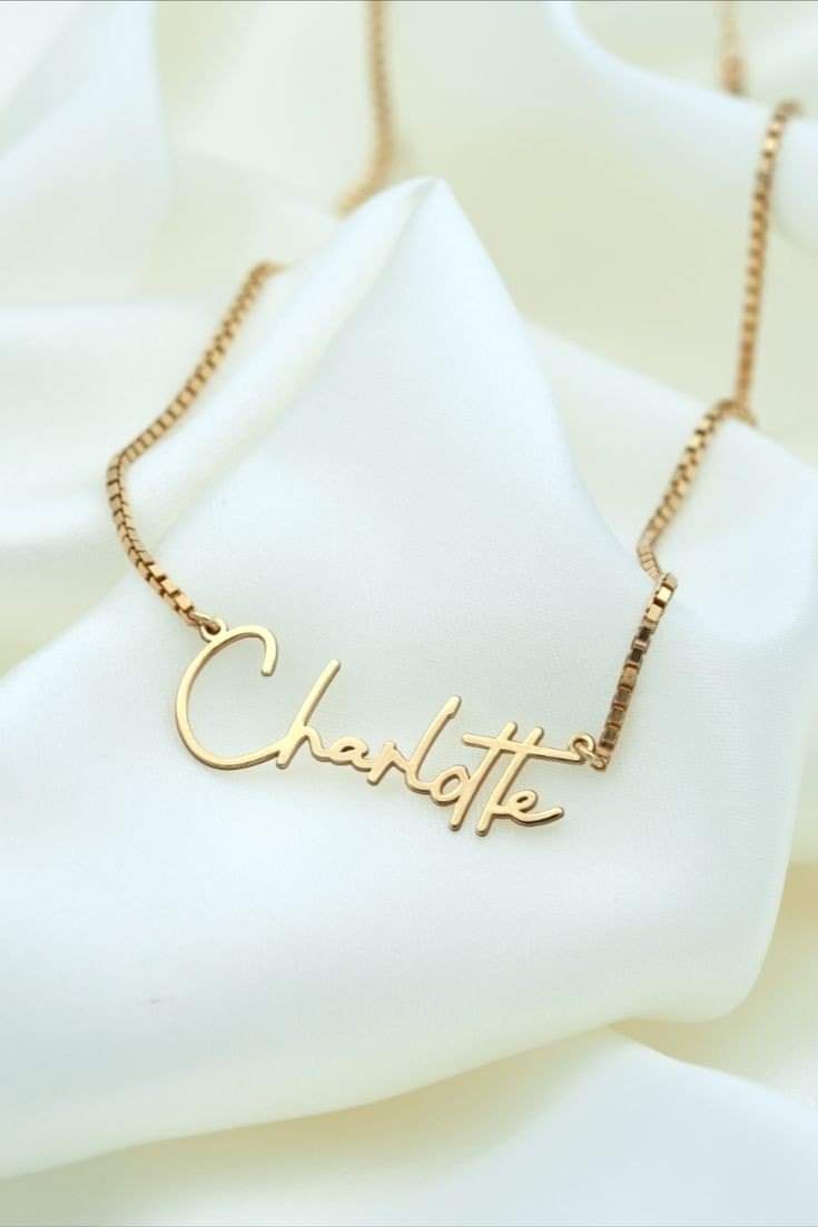 Name necklace store price