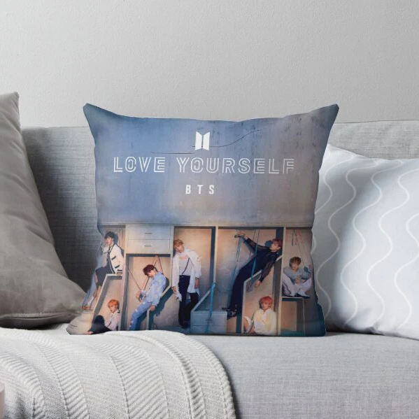 BTS Love Yourself Customized Cushion findsy.pk
