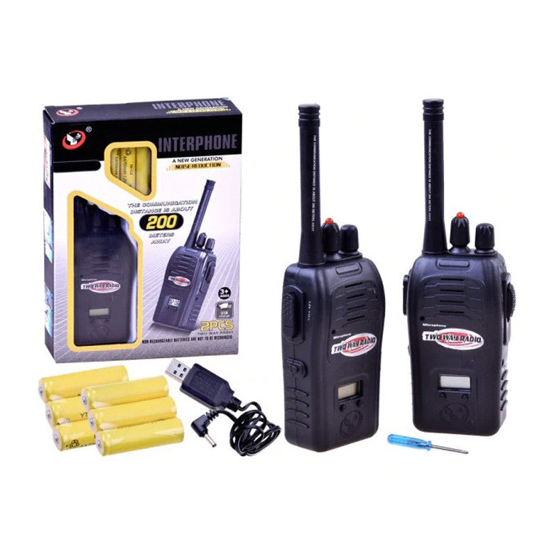 Noise Reduction Walkie Talkie Re-Chargeable