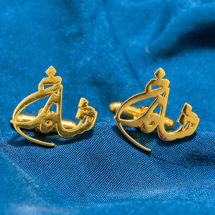 CUSTOM ARABIC CALLIGRAPHY NAME CUFFLINKS