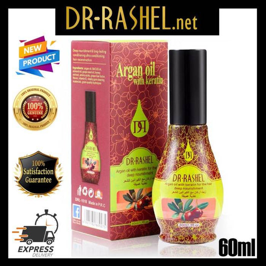 Dr Rashel Argan Oil Morroco With Keratin Hair Care Treatment Hair oil 60ml DRL-1018