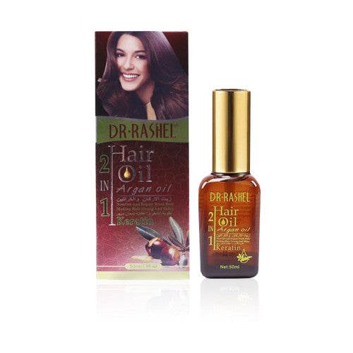 Dr Rashel Argan Hair Oil 2 in 1 Keratin DLR-1278