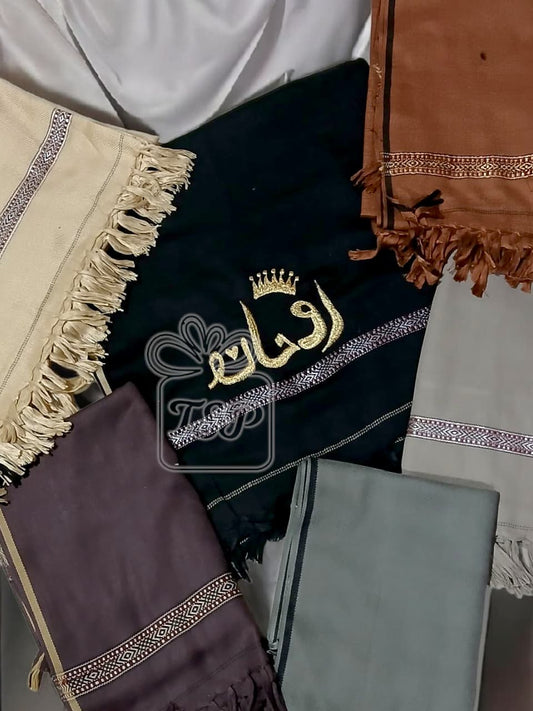 Kids (Baba) Name Embroidery Shawls
