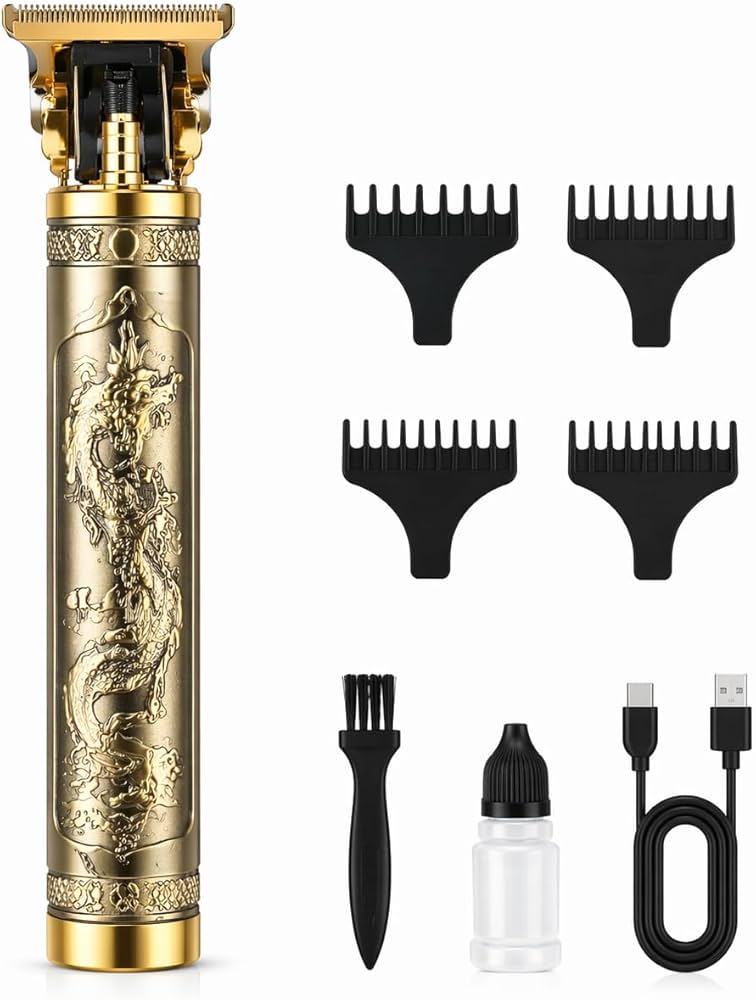 TRIMUX Professional T9 Dragon Style Trimmer – USB Rechargeable Beard & Hair Trimmer for Men | Findsy.pk