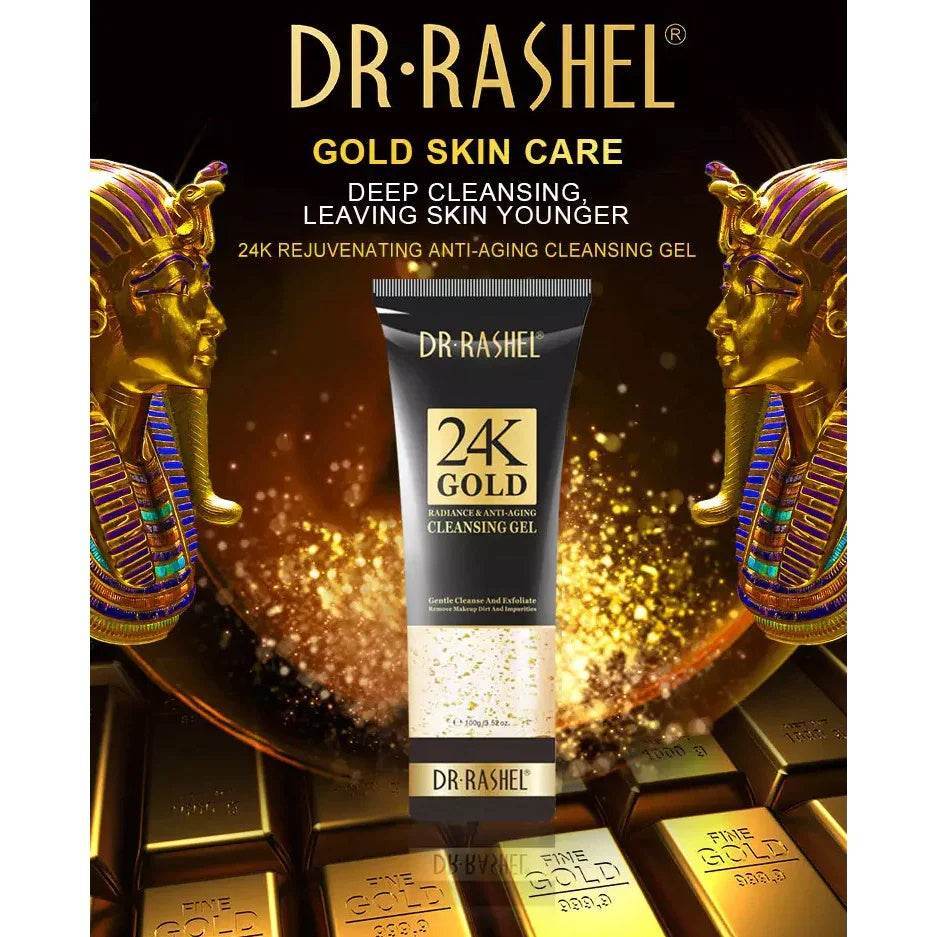Dr Rashel 24K Gold Radiance & Anti-Aging Cleansing Gel 100ml DRL-1483