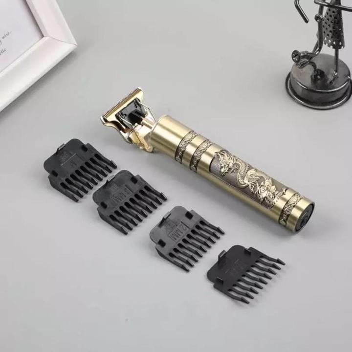TRIMUX Professional T9 Dragon Style Trimmer – USB Rechargeable Beard & Hair Trimmer for Men | Findsy.pk