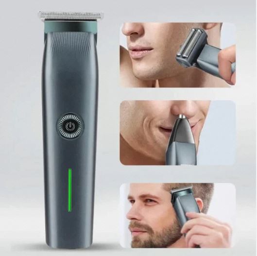 3 In 1 Rechargeable Hair Clipper, Shaver & Beard Styling Machine | Findsy.pk