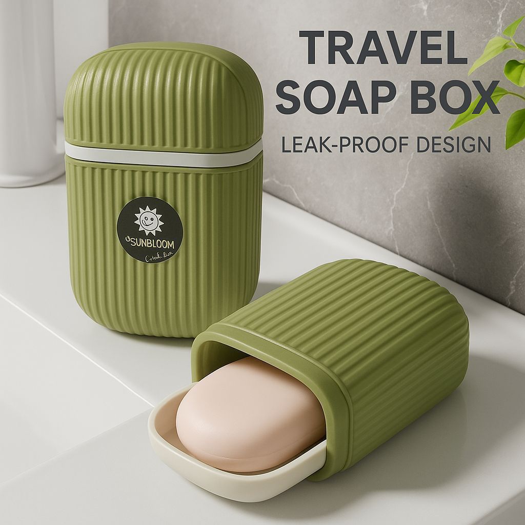 Multipurpose Travel Pocket Soap Box with Tray – Portable |