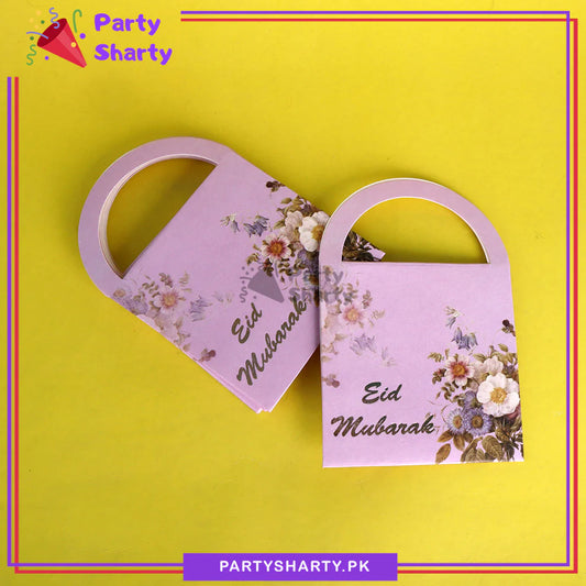 Cute Hand Bag Style Eidi Printed Envelopes (Pack 10) For Eid Celebration