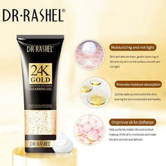 Dr Rashel 24K Gold Radiance & Anti-Aging Cleansing Gel 100ml DRL-1483