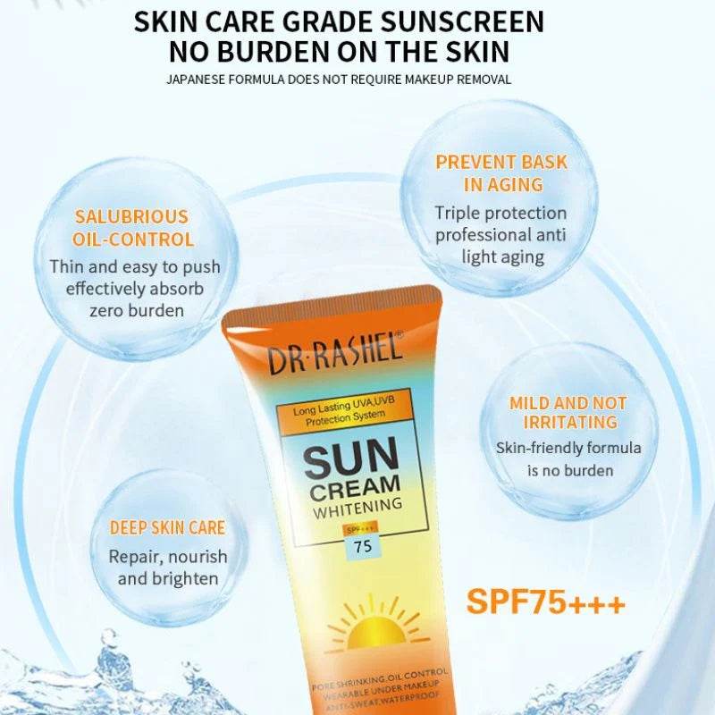 Dr Rashel Sun Cream - SPF+++ 75- BRIGHTENING DRL-1465