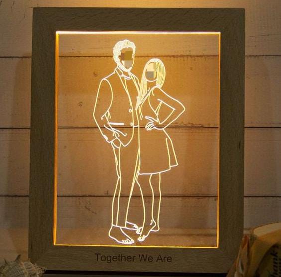 Customized Wooden Light Frame