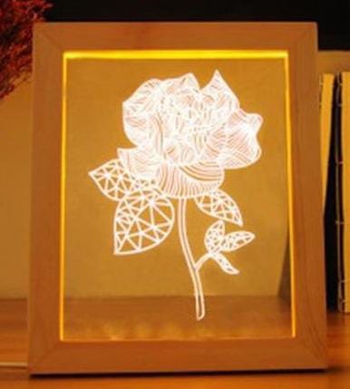 Customized Wooden Light Frame