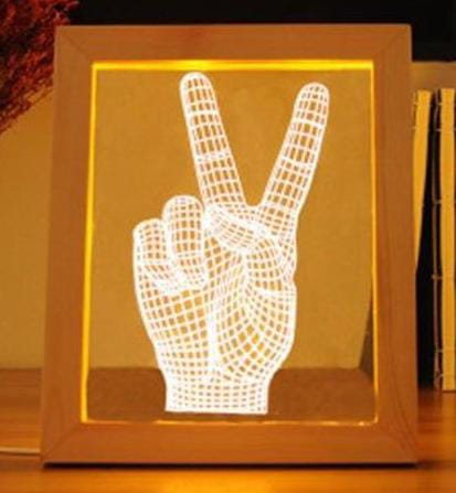 Customized Wooden Light Frame