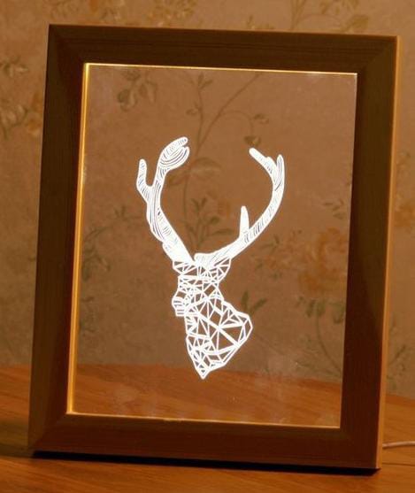 Customized Wooden Light Frame