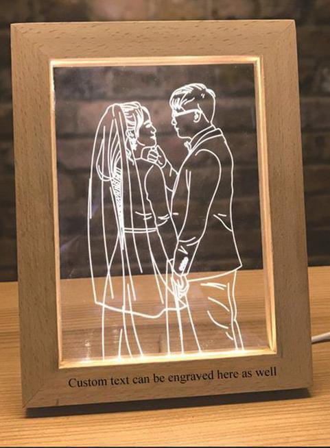 Customized Wooden Light Frame