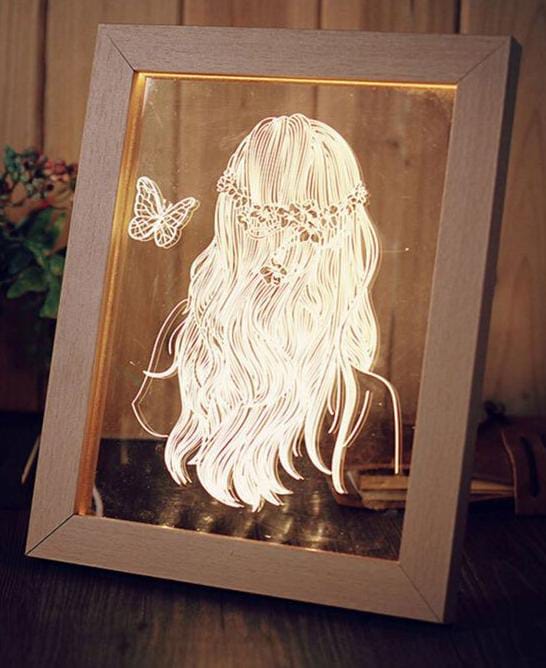 Customized Wooden Light Frame