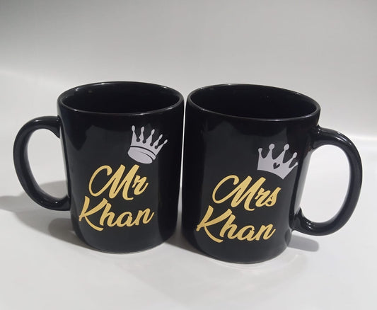 Black Couple Mug