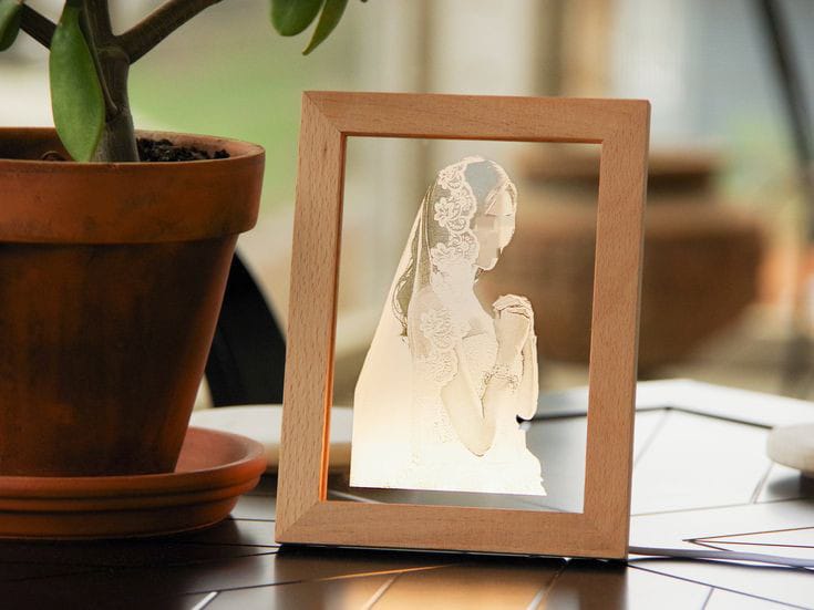 Customized Wooden Light Frame