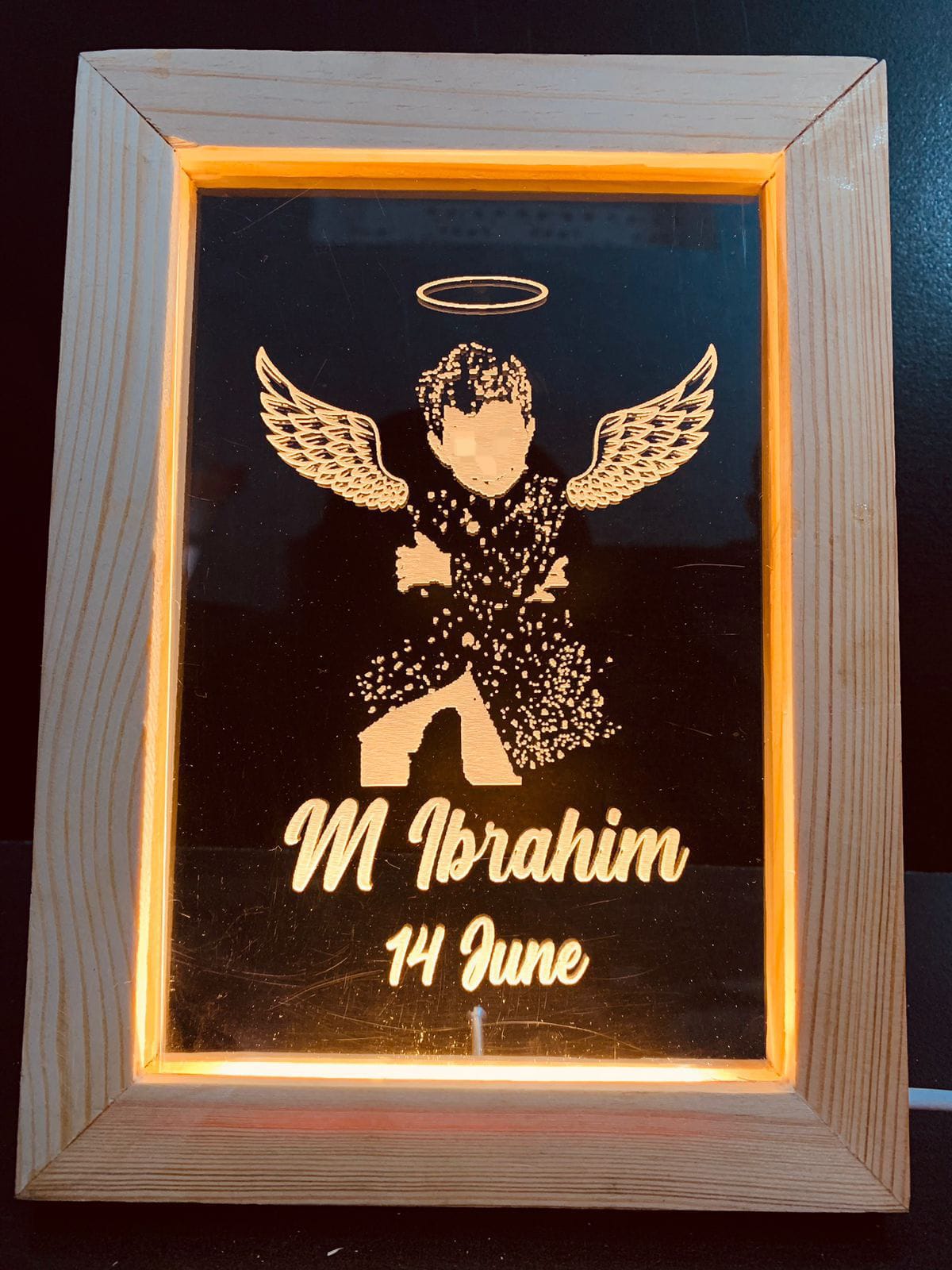 Customized Wooden Light Frame