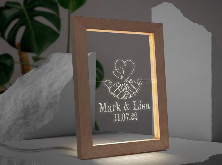 Customized Wooden Light Frame