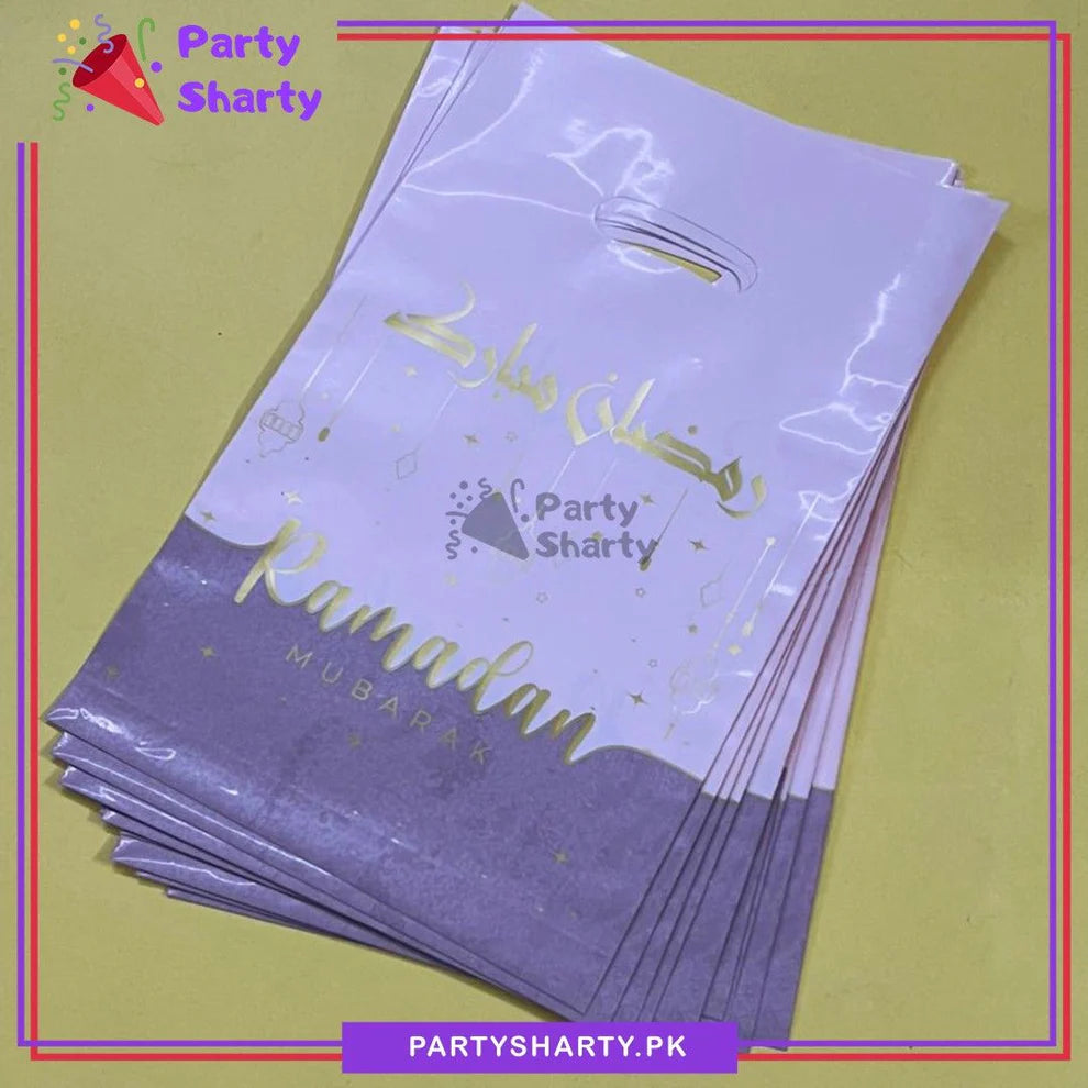 D-1 Ramadan Mubarak Theme Goody Bags Pack of 10 For Ramadan Theme Party Decoration & Celebration