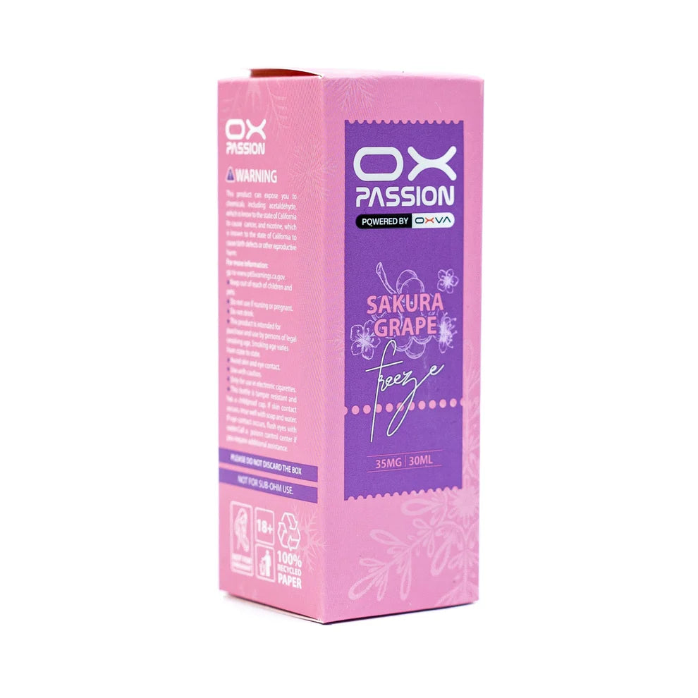 OX Passion Freeze Sakura Grape By Oxva At Best Price In Pakistan