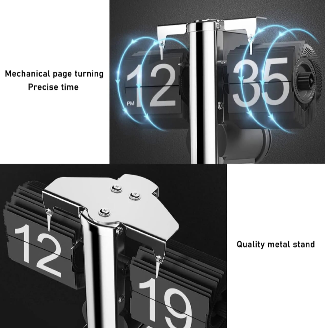 🕰️ Auto Flip Clock – Retro Meets Modern Minimalism