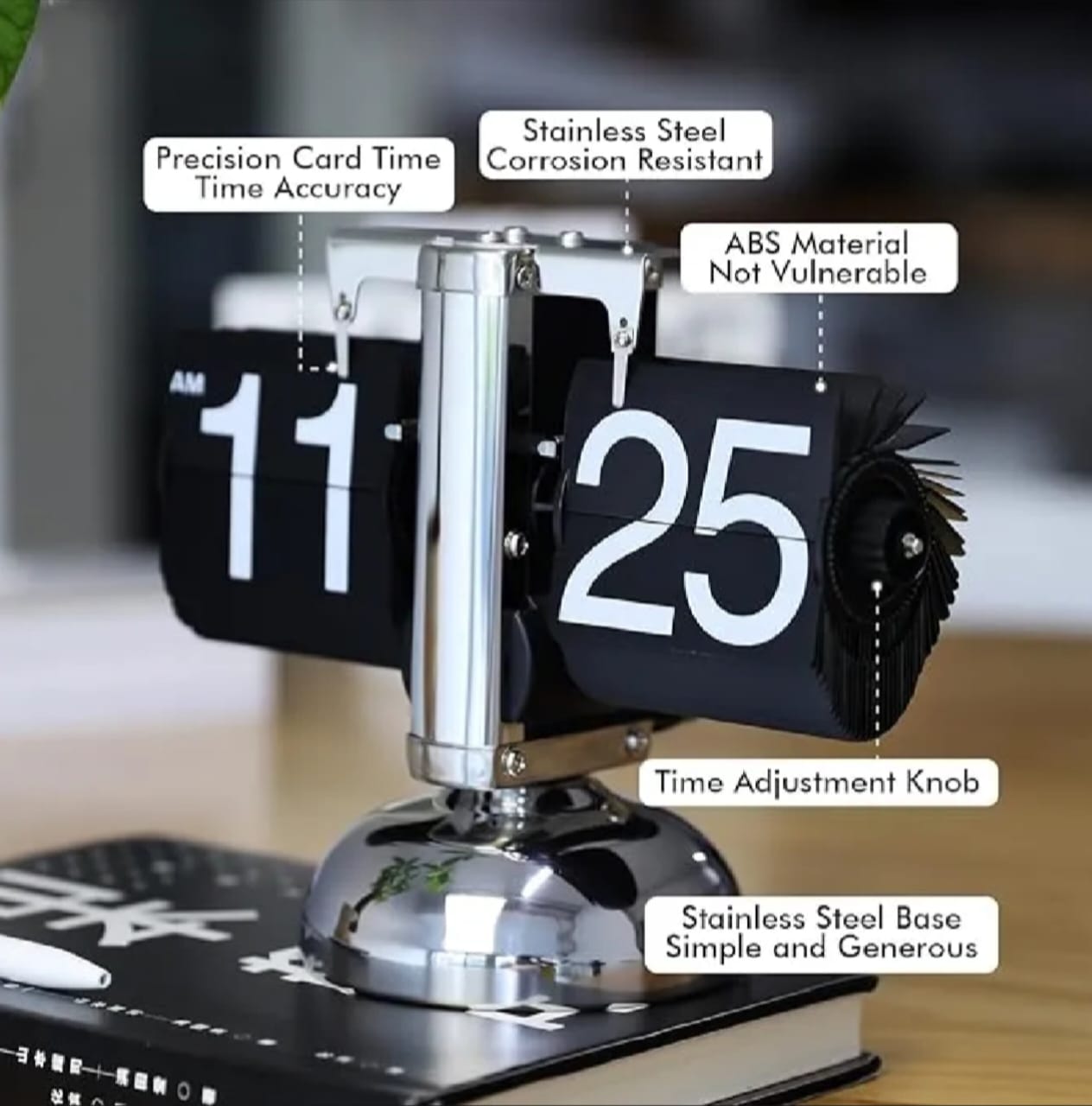 🕰️ Auto Flip Clock – Retro Meets Modern Minimalism