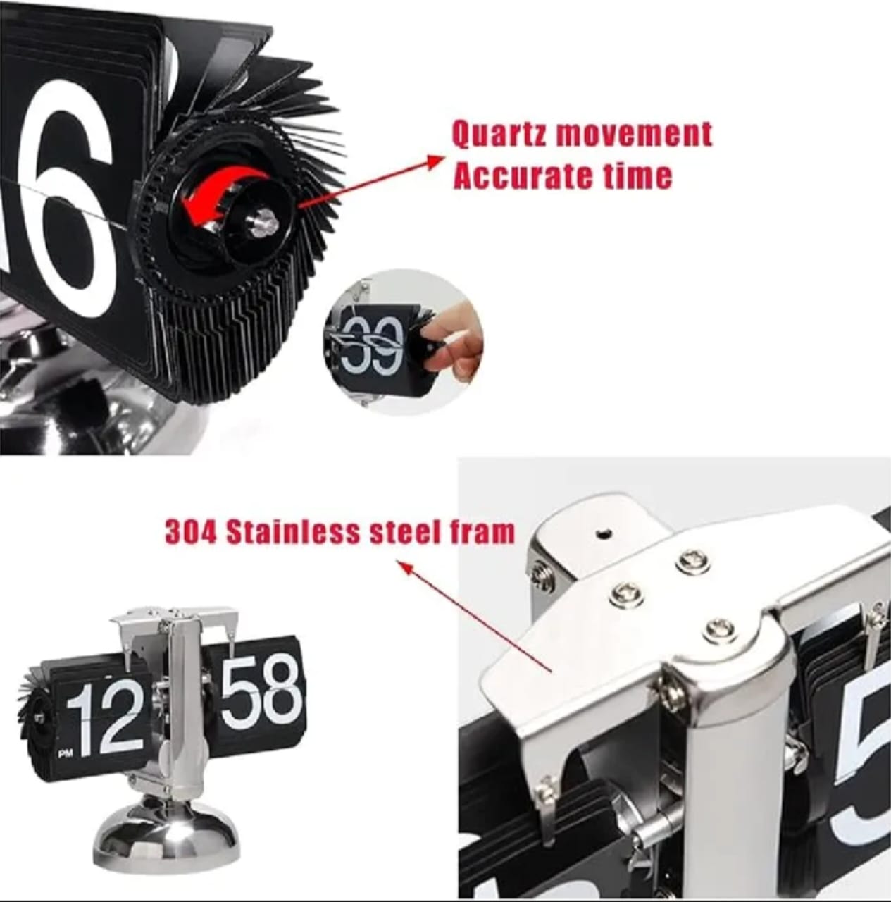 🕰️ Auto Flip Clock – Retro Meets Modern Minimalism