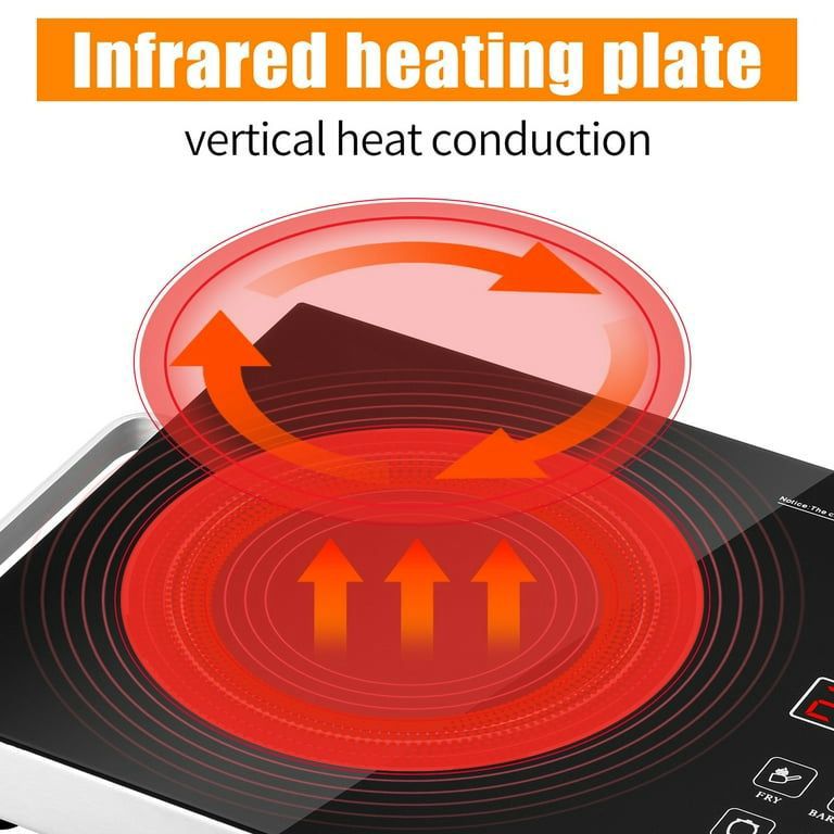 Silver Crest Multifunction Digital Infrared Hot Plate – 2200W Infrared Induction Stove (With Box) | Findsy.pk