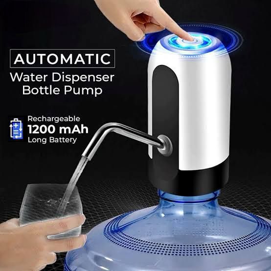 Automatic Rechargeable Water Pump – Easy Drinking Water Dispenser (With Box) | Findsy.pk