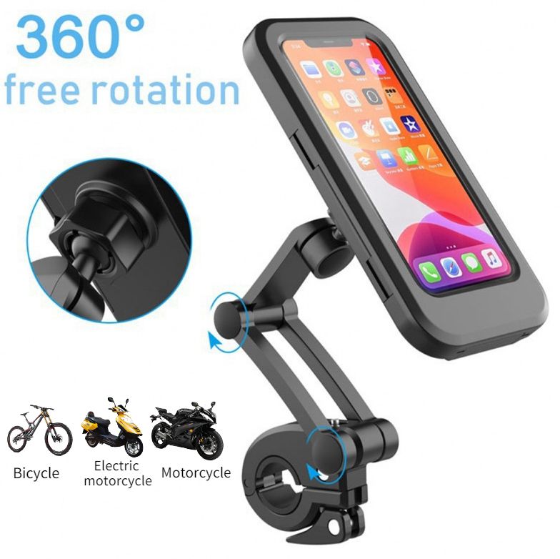 Waterproof Magnetic Bike/Cycle Rotating Mobile Holder – Large Size with Box Packing | Findsy.pk