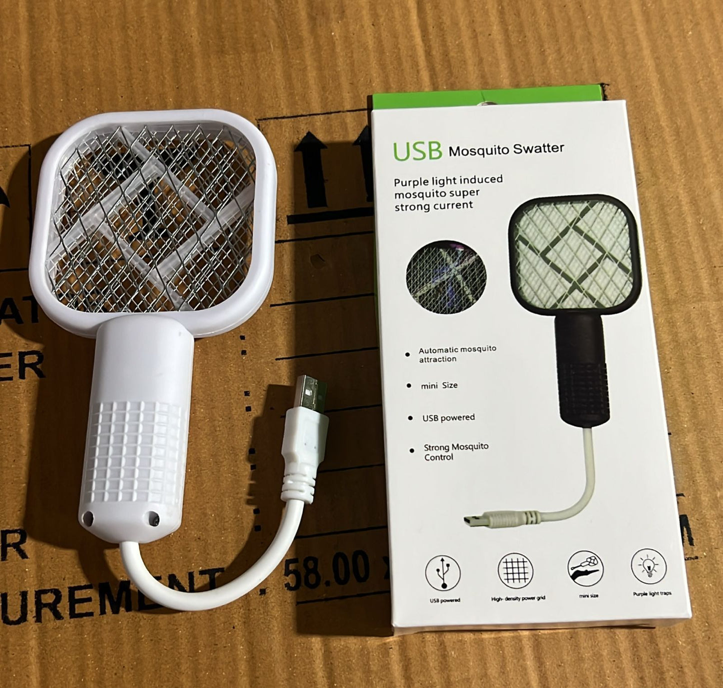 Mini Racket USB Mosquito UV Killing Lamp – USB Powered (Mix Colour) | Findsy.pk