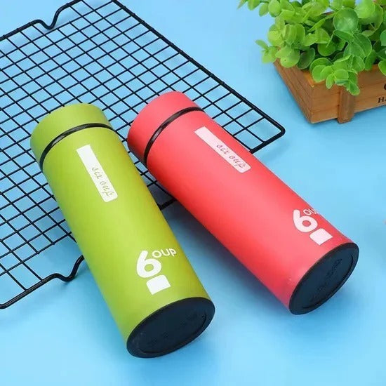 Printed Glass Water Bottle – 450ml Stylish & Reusable Bottle | Findsy.pk