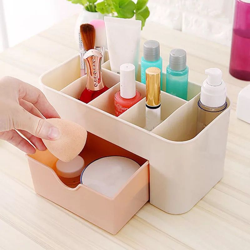 Makeup Organizer Cosmetic Beauty Storage Case (Random Colours) 💄✨
