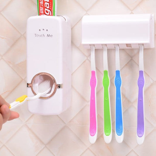 Toothpaste Dispenser &amp; Brush Holder Set 🪥✨